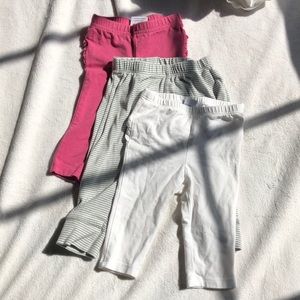 3 baby girl leggings